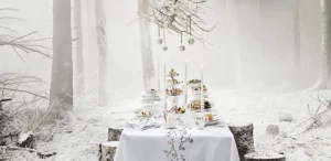 Kähler Design Christmas Decorations | Textiles>Hammershøi Christmas Tablecloth, 150 x 270 – Kähler