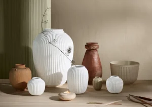Kähler Design Easter Decorations | Ceramics And Vases>Hammershøi Vase White H25.5 – Kähler