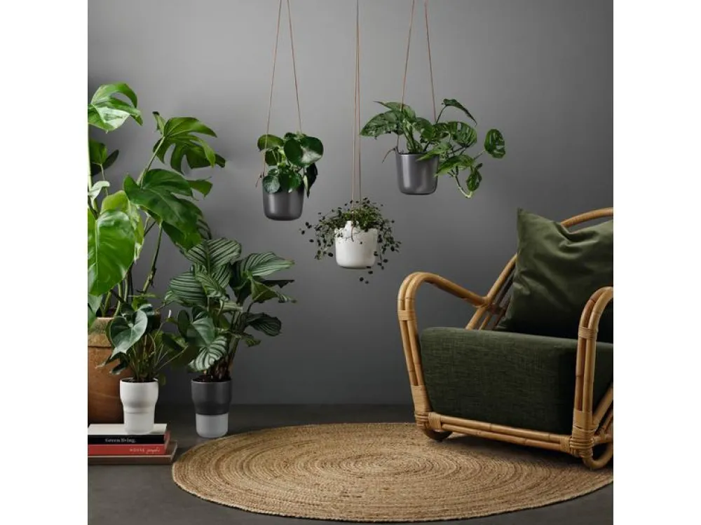 hanging_flowerpot___cm_gr_1.webp Eva Solo Ceramics And Vases | Outdoor>Hanging flowerpot Ø 15 cm, grey –