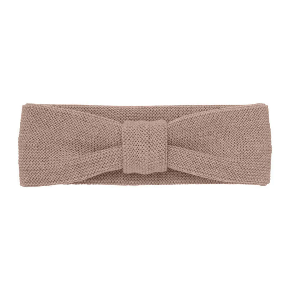 headband_merino_wool_knit_0.webp Kids Huttelihut Girl 2-8Y>Headband Merino Wool Knit, Mahogany Rose –