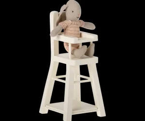 Kids Maileg Doll Accessories>High chair, Micro White –
