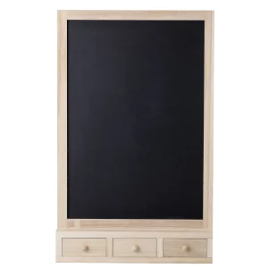 Kids Bloomingville Mini Wooden Toys | Kids Furniture>Higma Blackboard, Nature, Paulownia – Bloomingville
