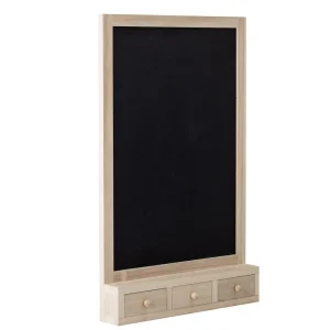 Kids Bloomingville Mini Wooden Toys | Kids Furniture>Higma Blackboard, Nature, Paulownia – Bloomingville