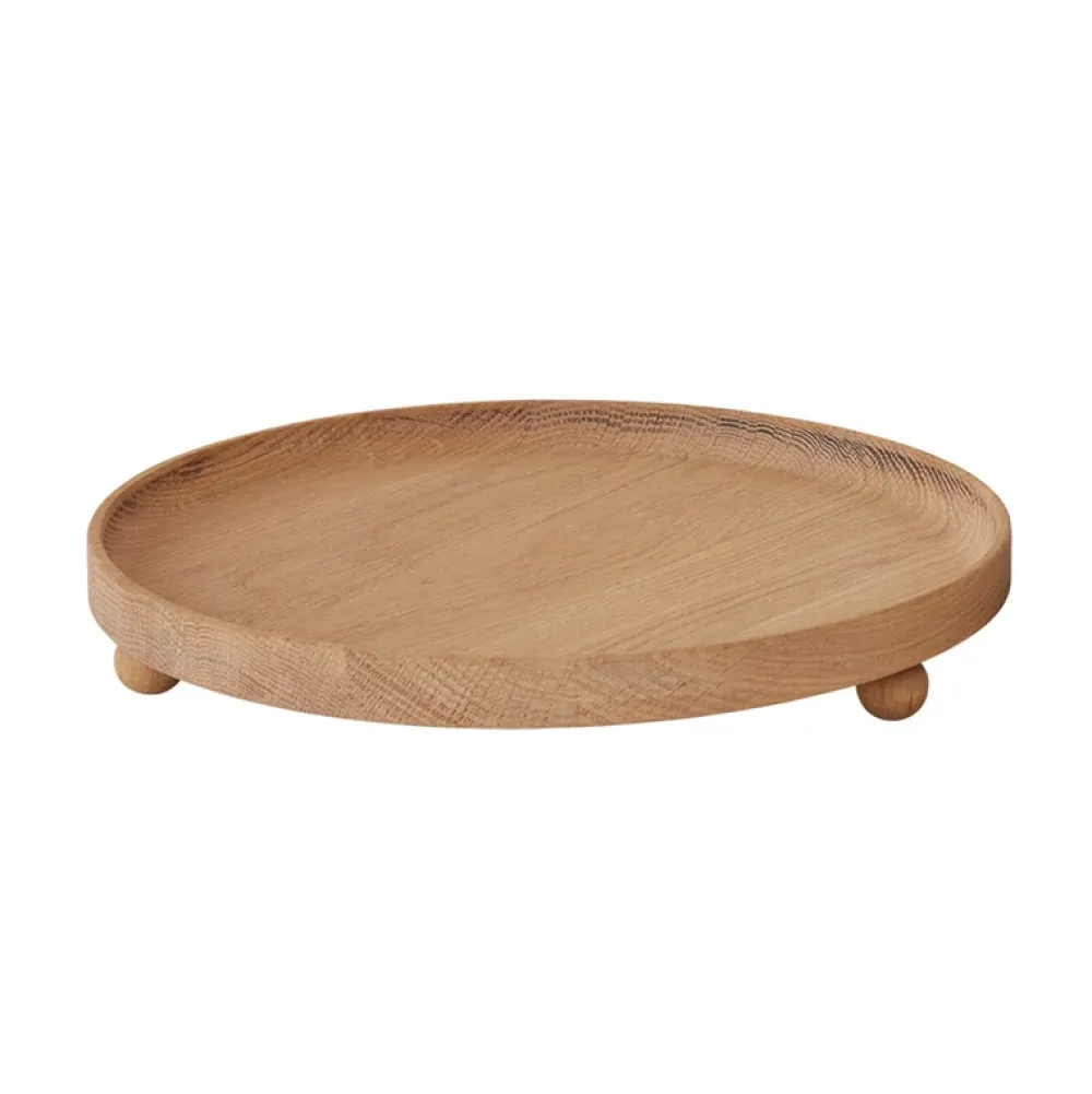 inka_wood_tray_round_natu_0.webp OYOY Design Figures | Kitchen>Inka Wood Tray Round, Nature Large –