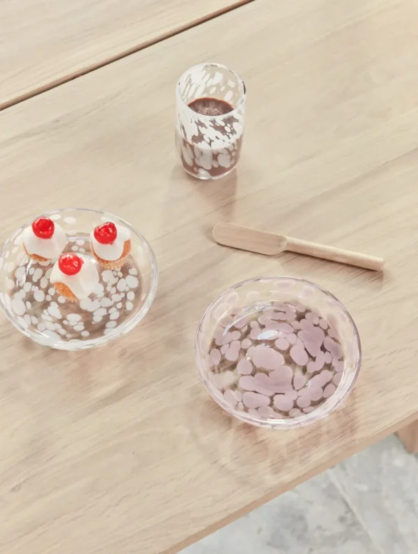OYOY Kitchen>Jali Dessert Plate, Rose –