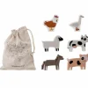 Kids Bloomingville Mini Wooden Toys | Christmas Toys>Karlo Toy Animal 6 pcs. – Bloomingville