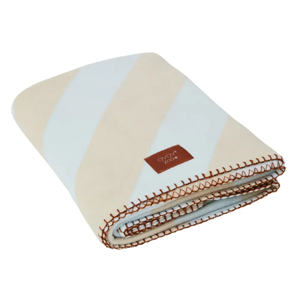 kaya_dog_blanket_medium_i_0.webp OYOY ZOO Pets>Kaya Dog Blanket Medium, Ice – OYOY