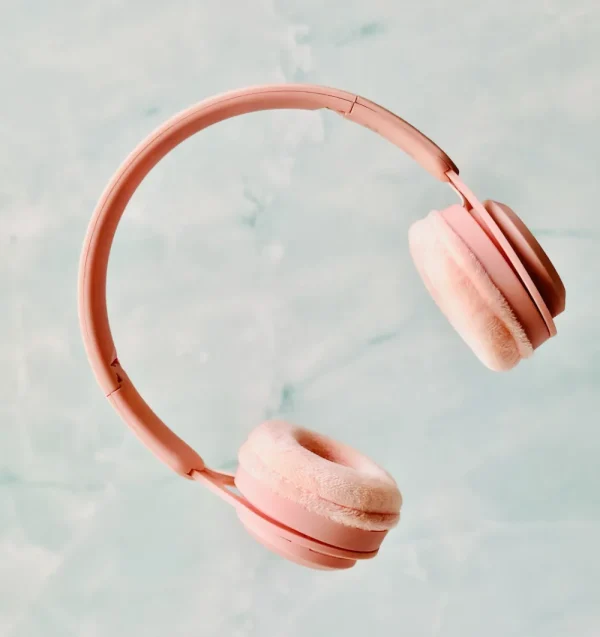 Kids Lalarma Copenhagen Music Instruments | Christmas Toys>Kids Wireless Headphones, Dusty rose – Lalarma