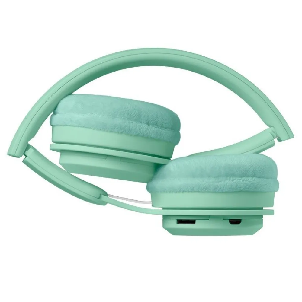 kids_wireless_headphones__2.webp Kids Lalarma Copenhagen Music Instruments | Christmas Toys>Kids Wireless Headphones, Mint Pastel – Lalarma