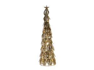 Sirius Christmas Decorations>Kirstine 53 cm decorative tree gold –