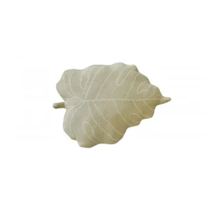 Kids Lorena Canals Cushions & Nursing Pillows>Knitted Cushion Baby Leaf Olive –