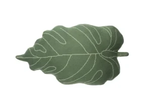 Kids Lorena Canals Cushions & Nursing Pillows>Knitted Cushion Baby Leaf –