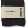 Humdakin Textiles | Kitchen>Knitted dishcloth – Coal –