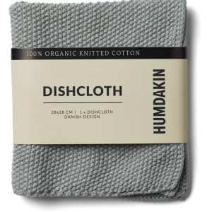 Humdakin Kitchen | Textiles>Knitted dishcloth – stone –