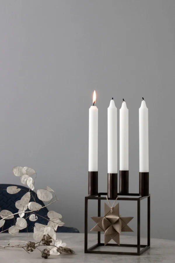By Lassen Easter Decorations | Design Figures>Kubus 4 Candleholder, Black –
