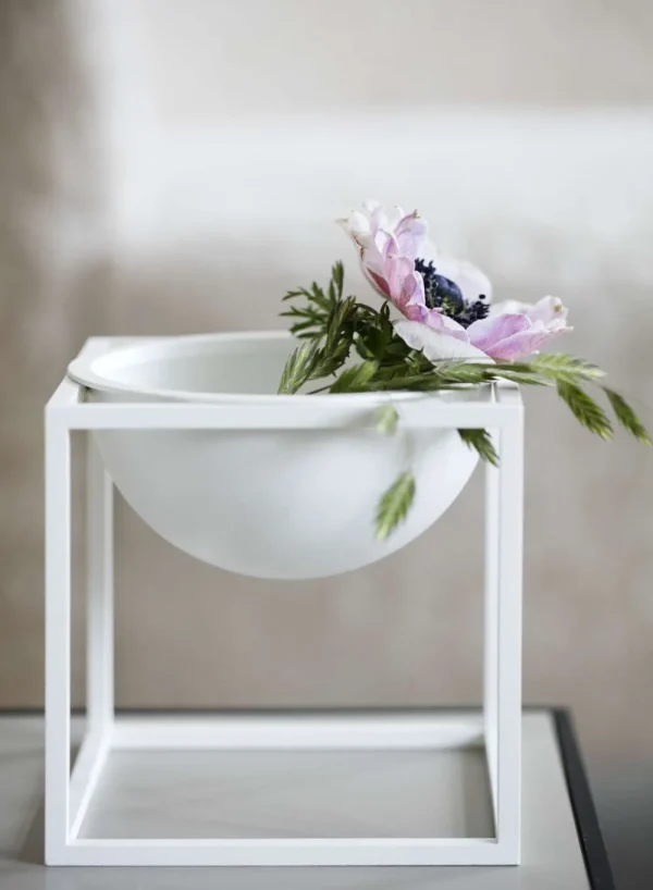 By Lassen Easter Decorations | Design Figures>Kubus Bowl Small, White –