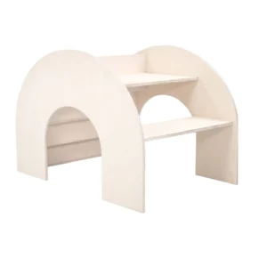 Kids Fitwood of Scandinavia Wooden Toys | Christmas Toys>Kumpu Montessori Bookshelf White – Fitwood