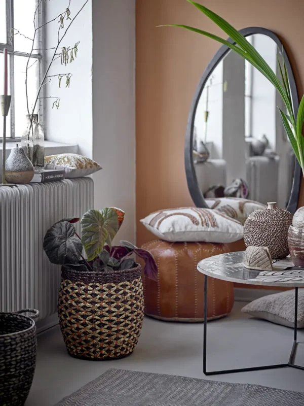Bloomingville Textiles>Lali Cushion, Brown, Cotton –