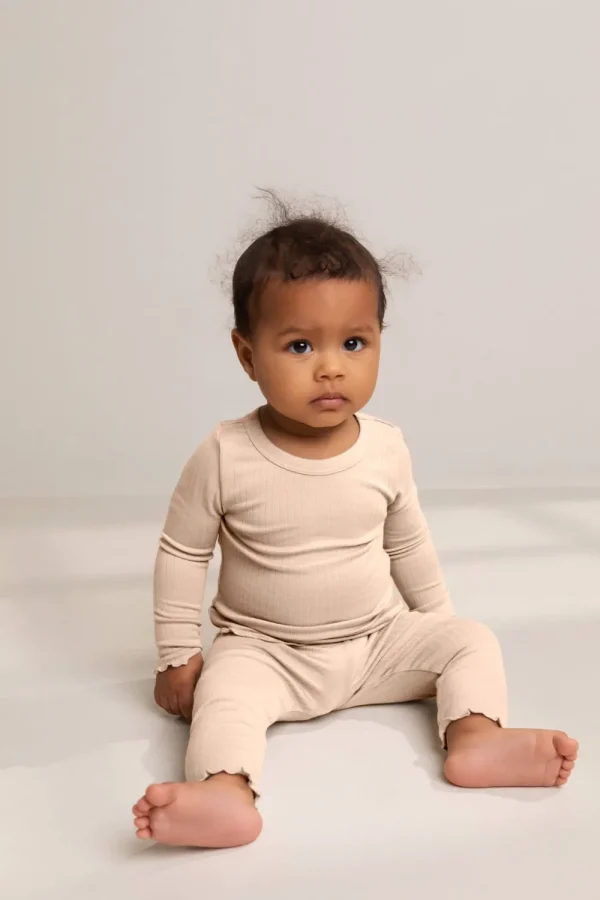 Kids Marmar Copenhagen Teen Girls 8+ | Girl 2-8Y>Leggings Beige Rose, Micro Modal –