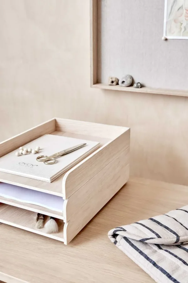 Kids OYOY Kids Furniture | Office>Letter Tray Wood –