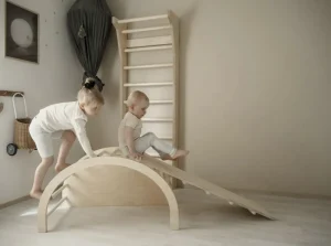 Kids Fitwood of Scandinavia Wooden Toys | Christmas Toys>Luoto Climbing Arch, Birch – Fitwood