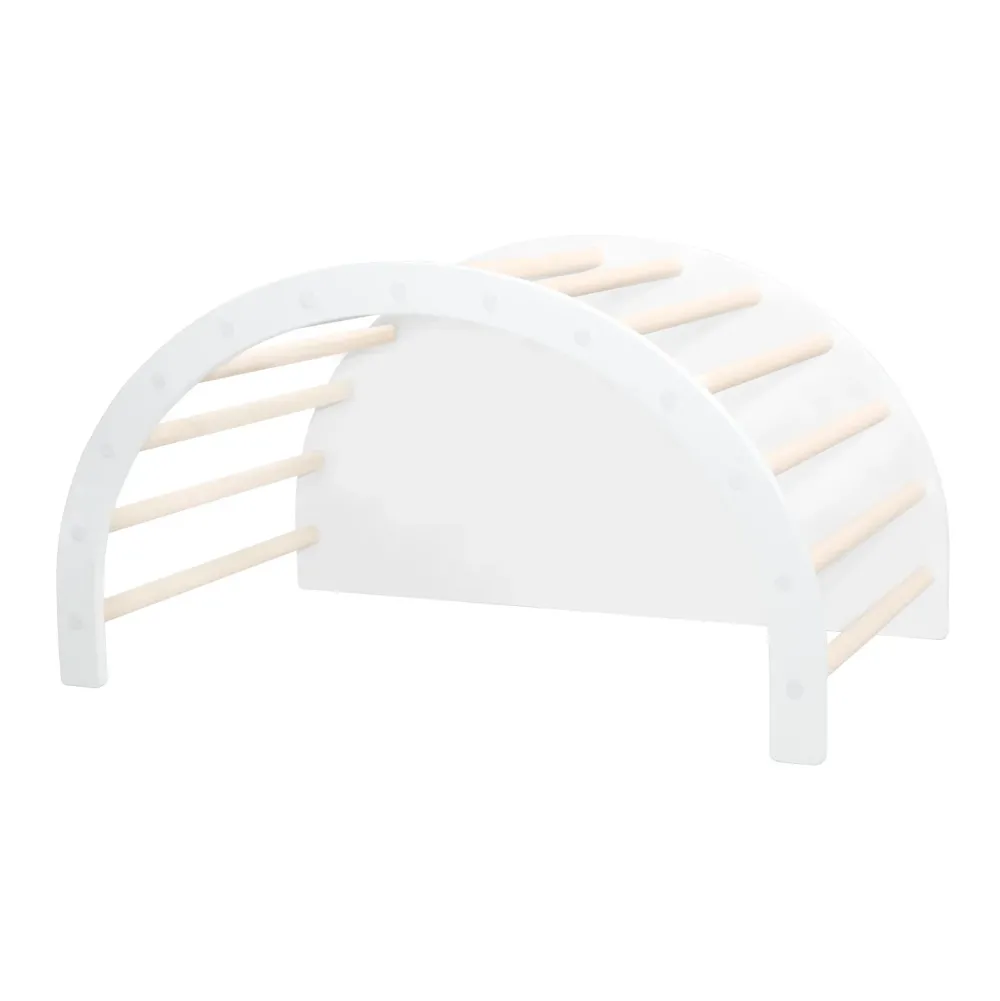 luoto_climbing_arch_white_0.webp Kids Fitwood of Scandinavia Wooden Toys | Balance Toys>Luoto Climbing Arch, White Birch – Fitwood