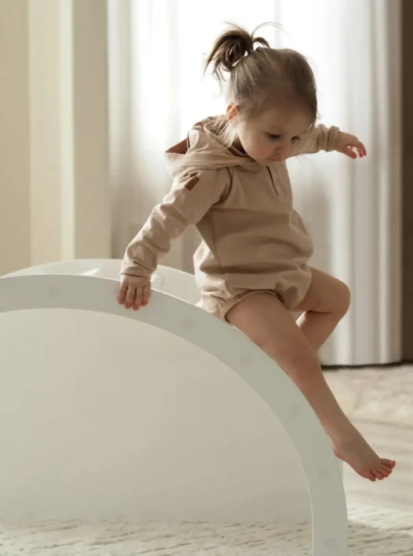 Kids Fitwood of Scandinavia Wooden Toys | Balance Toys>Luoto Climbing Arch, White – Fitwood