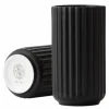Lyngby Porcelain Ceramics And Vases>Lyngby Vase, black 15 cm – Lyngby