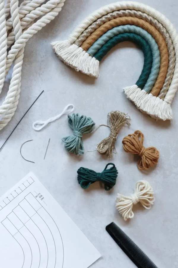 Kids Kit Company Creativity | Lifestyle>Macrame Rainbow DIY Forest –
