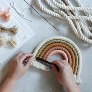 Kids Kit Company Creativity | Lifestyle>Macrame Rainbow DIY Rose –