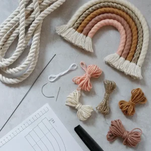 Kids Kit Company Creativity | Lifestyle>Macrame Rainbow DIY Rose –
