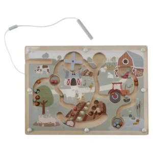 Kids Little Dutch Wooden Toys | Games And Puzzles>Magnetic Maze Little Farm –