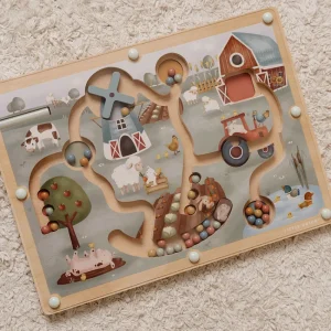 Kids Little Dutch Wooden Toys | Games And Puzzles>Magnetic Maze Little Farm –