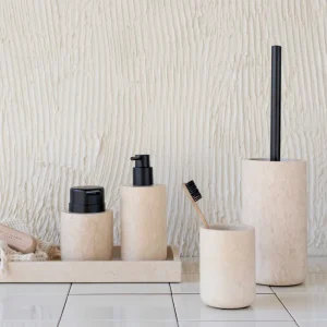 Mette Ditmer Toilet Brushes>Marble Toilet Brush –