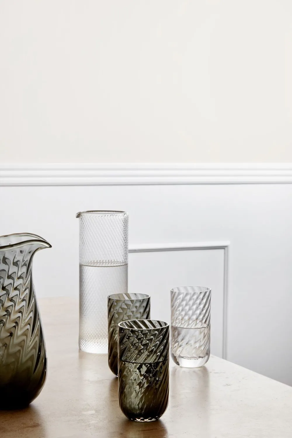 meadow_drinking_glass_gre_1.webp Specktrum Candle And Holders | Kitchen>Meadow Drinking Glass, Grey –