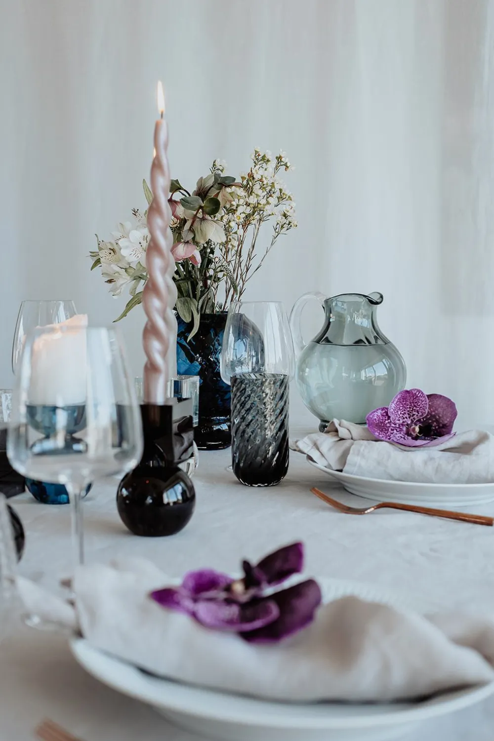 meadow_drinking_glass_gre_4.webp Specktrum Candle And Holders | Kitchen>Meadow Drinking Glass, Grey –