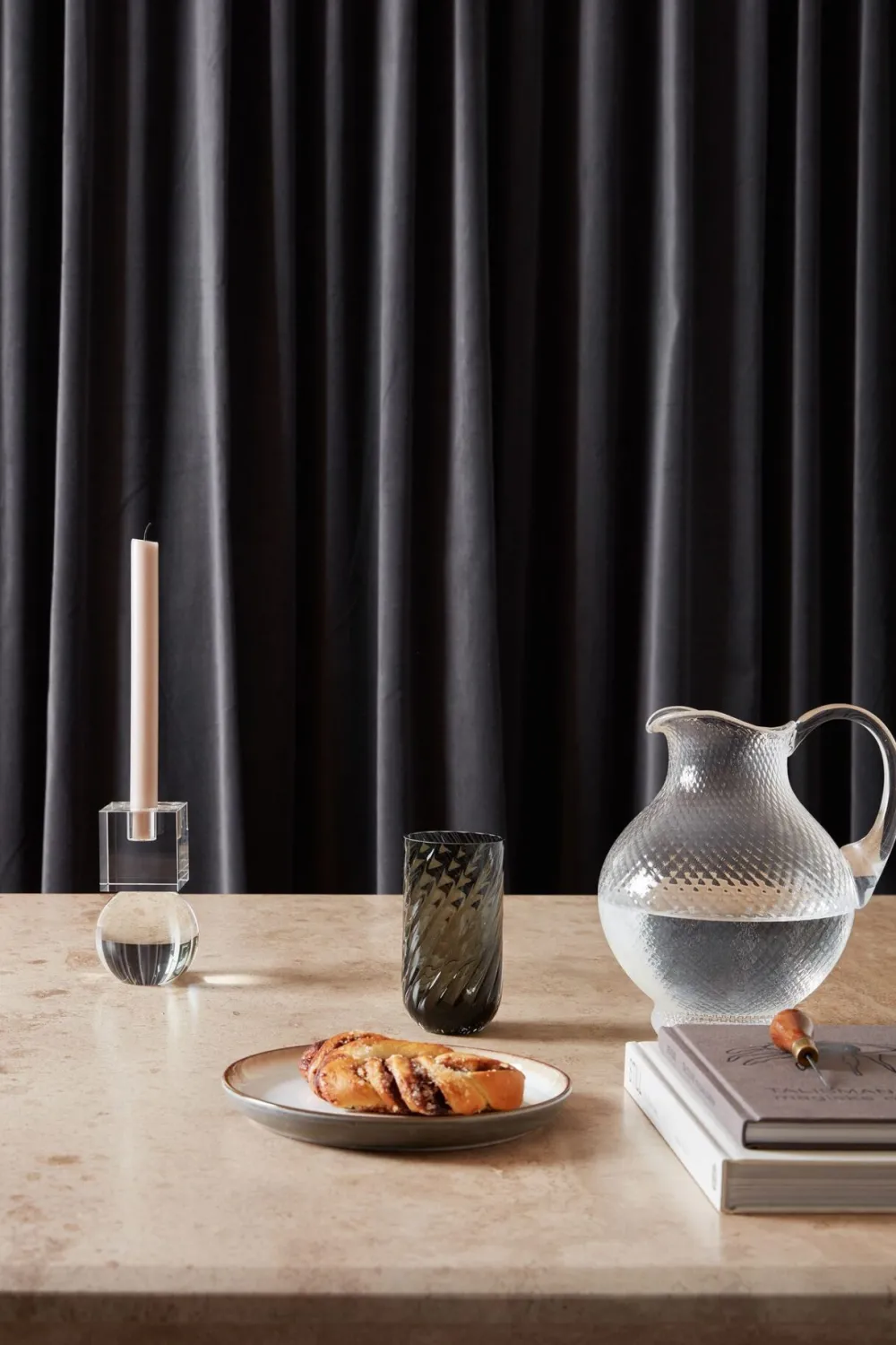 meadow_drinking_glass_gre_6.webp Specktrum Candle And Holders | Kitchen>Meadow Drinking Glass, Grey –