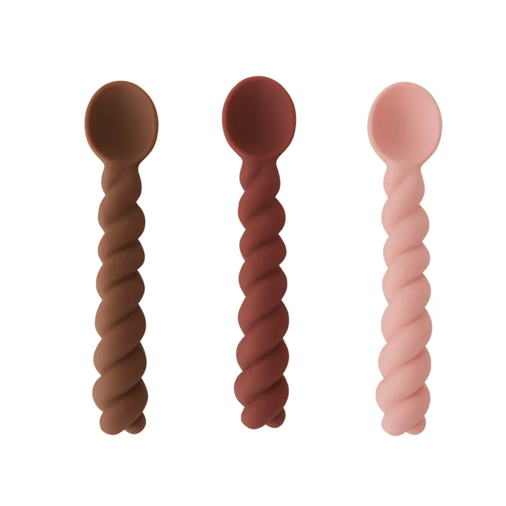 mellow_spoon_pack_of__ros_0.webp Kids OYOY Mini Dinnertime>Mellow Spoon, Pack of 3 Rose Mix – OYOY