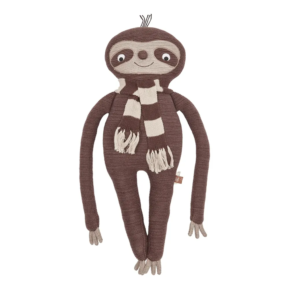 melvin_sloth__oyoy_0.webp Kids OYOY Mini Cuddly Toys>Melvin Sloth – OYOY