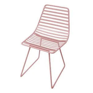Kids Sebra Interior Kids Furniture>Me-Sit metal chair, small, vintage rose – Sebra