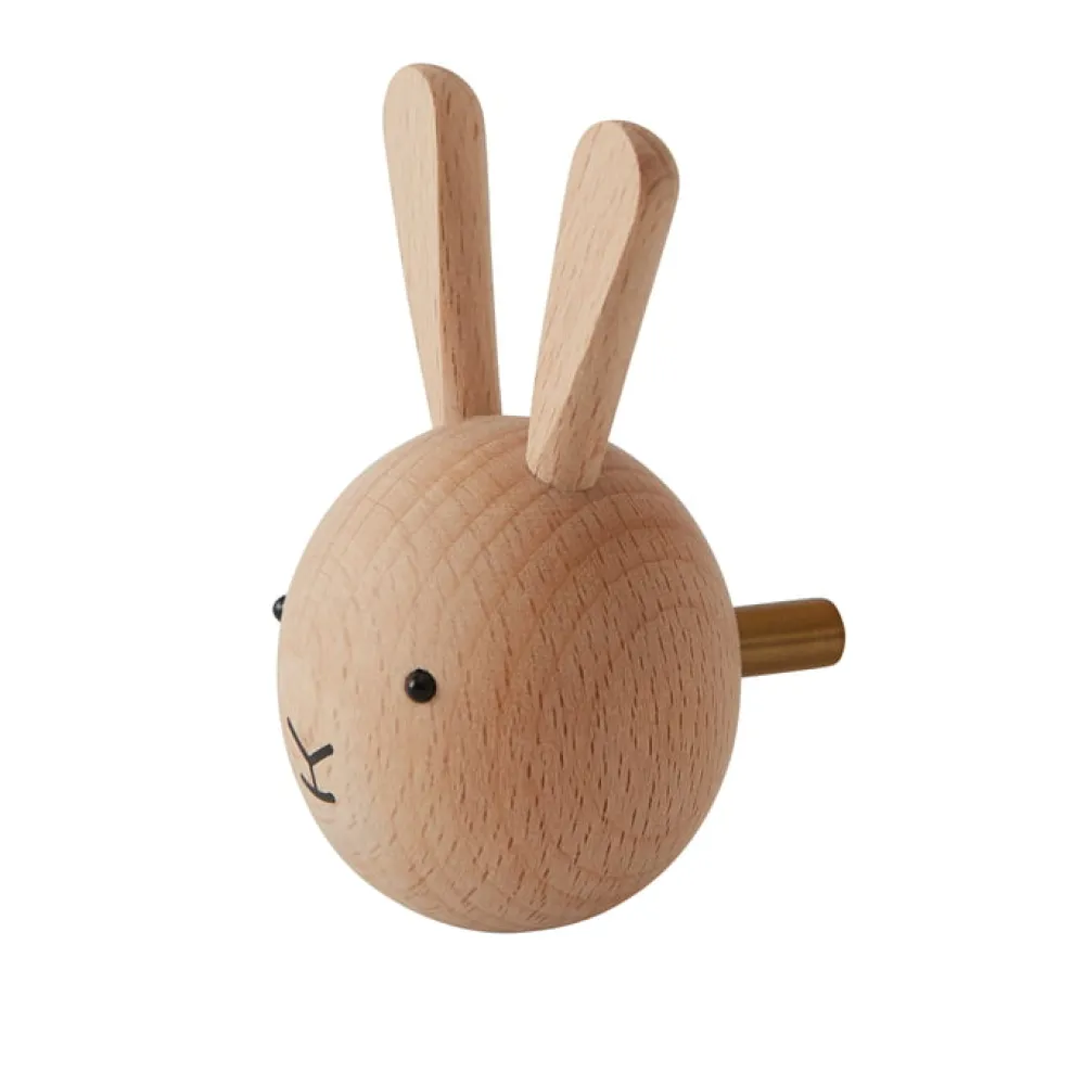 mini_hook_rabbit__oyoy_0.webp Kids OYOY Mini Storage>Mini Hook Rabbit – OYOY