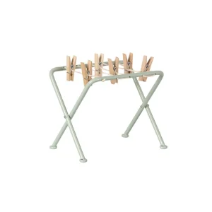 Kids Maileg Doll Accessories>Miniature drying rack w. pegs –