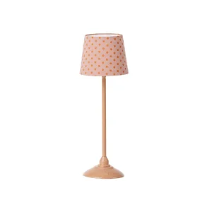 Kids Maileg Doll Accessories>Miniature floor lamp, Dark powder –