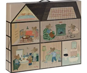 Kids Maileg Wooden Toys | Doll Accessories>Mouse hole Farmhouse –
