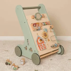 Kids Little Dutch Wooden Toys | Balance Toys>Multi-activity Baby Walker Little Farm –