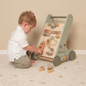 Kids Little Dutch Wooden Toys | Balance Toys>Multi-activity Baby Walker Little Farm –