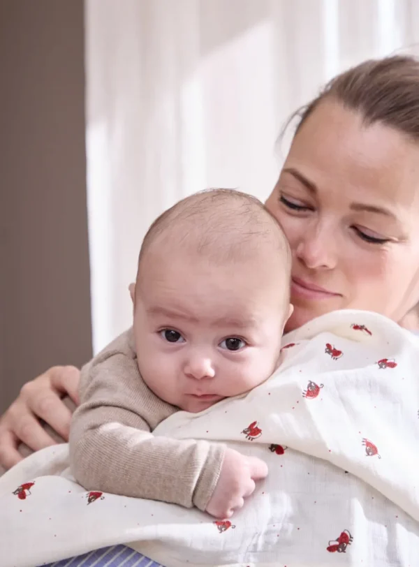 Kids FILIBABBA Muslin Cloths & Swaddles>Muslin Diaper GOTS Lucky –