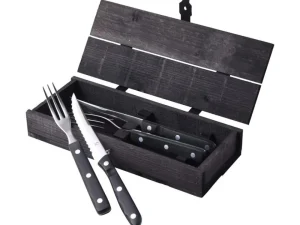 Gense Kitchen>Old Farmers Classic Steak Cutlery, 4 pcs. Black –