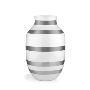 Kähler Design Easter Decorations | Ceramics And Vases>Omaggio Vase 31 cm, Silver – Kähler