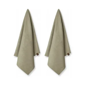 Humdakin Textiles | Kitchen>Organic Tea Towel, 2 pack Oak –